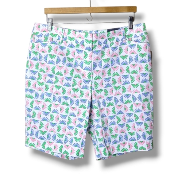 Talbots Pants - Talbots Perfect Short 9.5" Daisy Print Women's Size 14P NWT Petite